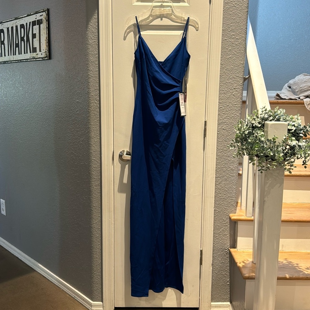 Royal blue dress